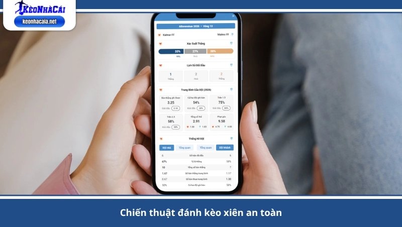chiến thuật đánh kèo xiên an toàn