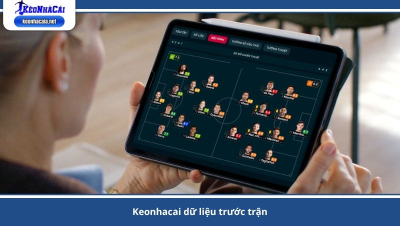 Keonhacai dữ liệu trước trận