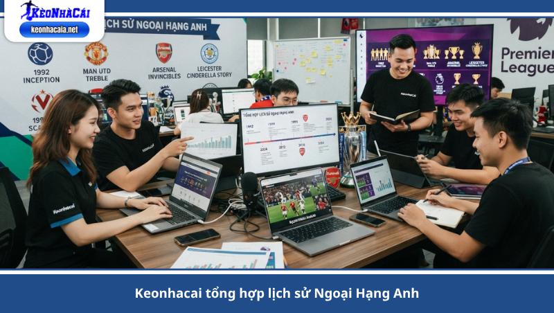 keonhacai tổng hợp lịch sử Ngoại Hạng Anh