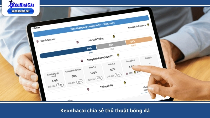 Keonhacai chia sẻ thủ thuật bóng đá