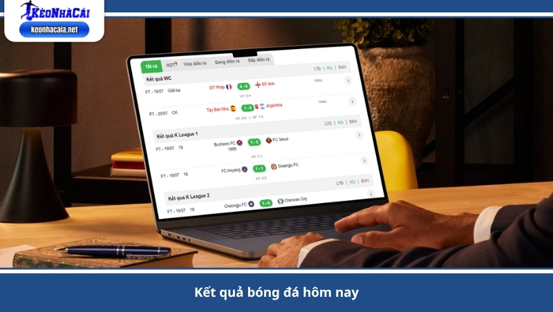 kết quả bóng đá hôm nay