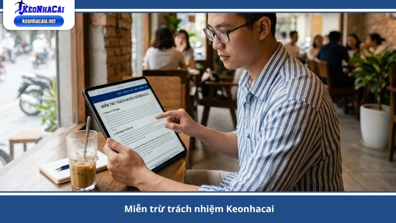 miễn trừ trách nhiệm Keonhacai