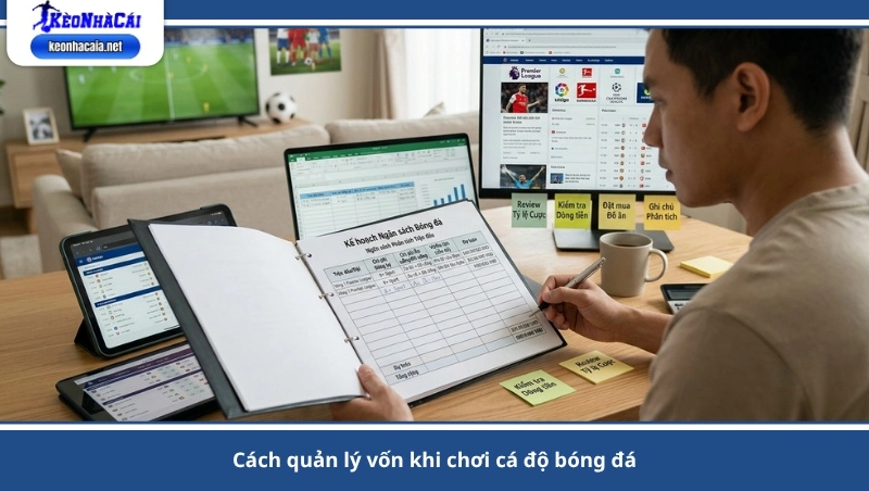 cách quản lý vốn khi chơi cá độ bóng đá
